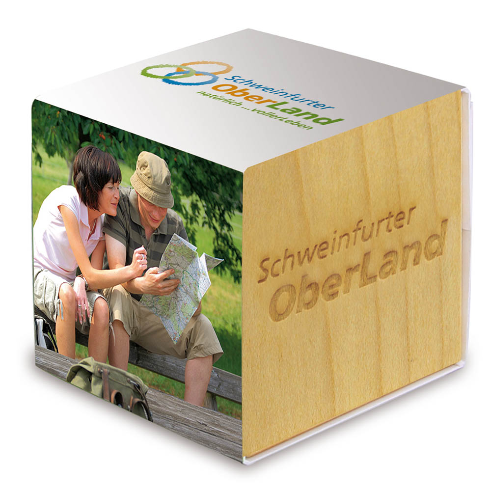 Pflanz-Holz mit Samen - Vergissmeinnicht
