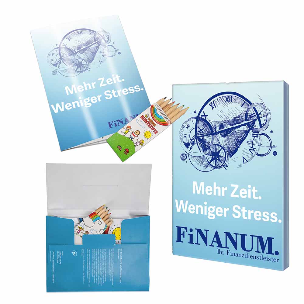Malbuch / Mal-Set A6 - Entspannung für Mama - Malset mit individuellen Vorder- und Rückseiten
