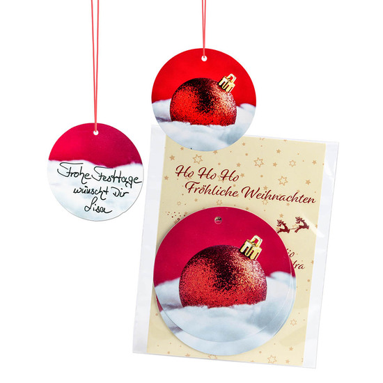 Weihnachtliche Geschenk-Anhänger