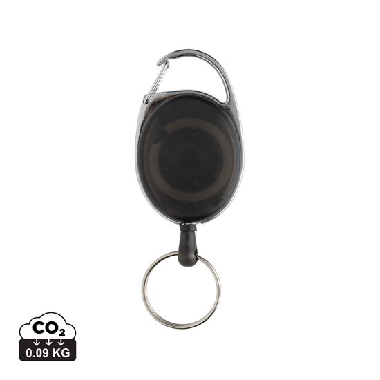 Roller-Clip-Schlüsselanhänger aus RCS recyceltem ABS