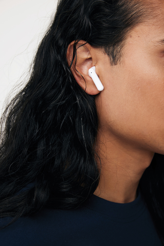 Tunevo kabellose Ohrhörer aus RCS recyceltem Kunststoff