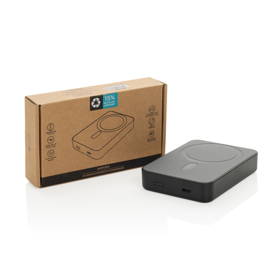 Amporia 10.000mAh magnetische Powerbak aus RCS rec. ABS