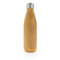 Vakuumisolierte Stainless Steel Flasche mit Holzoptik