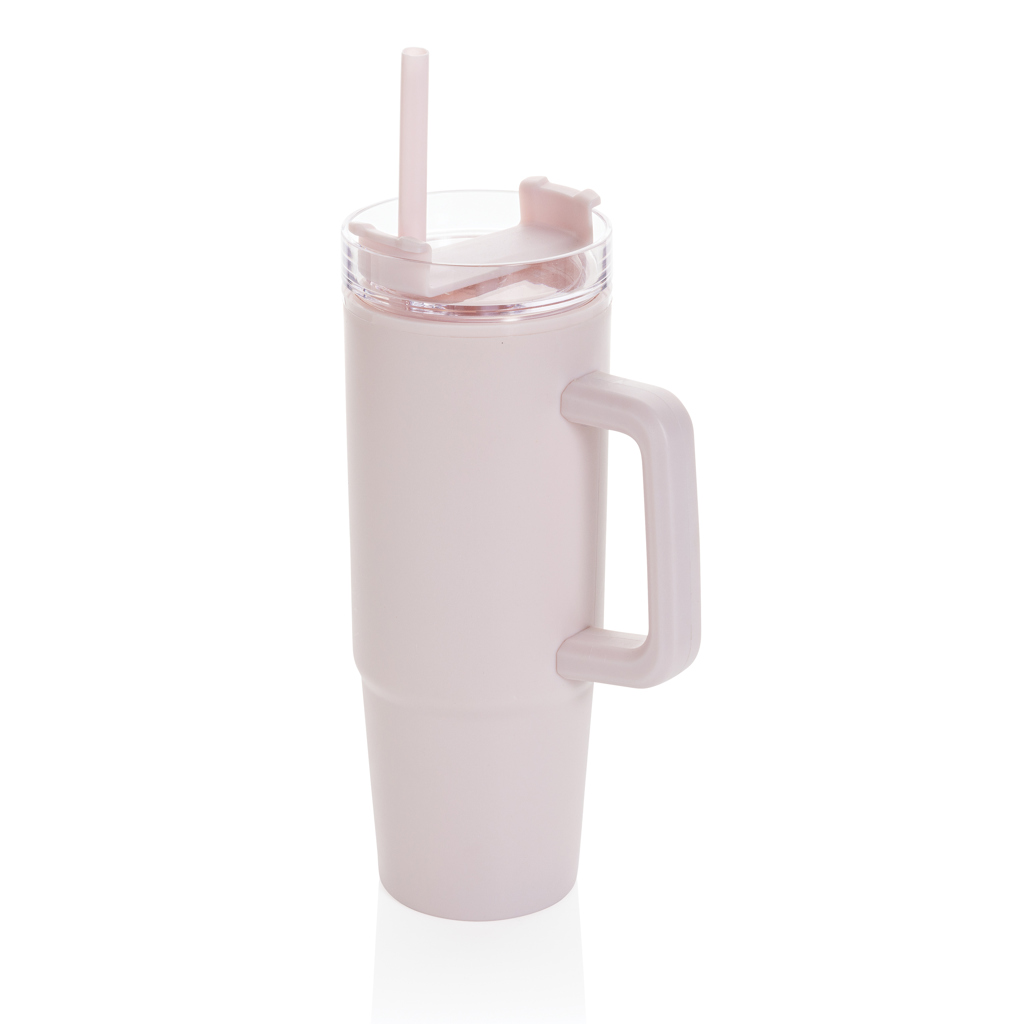 Tana Becher aus RCS recyceltem Kunststoff mit Griff 900ml