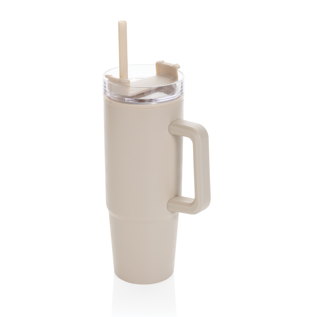 Tana Becher aus RCS recyceltem Kunststoff mit Griff 900ml