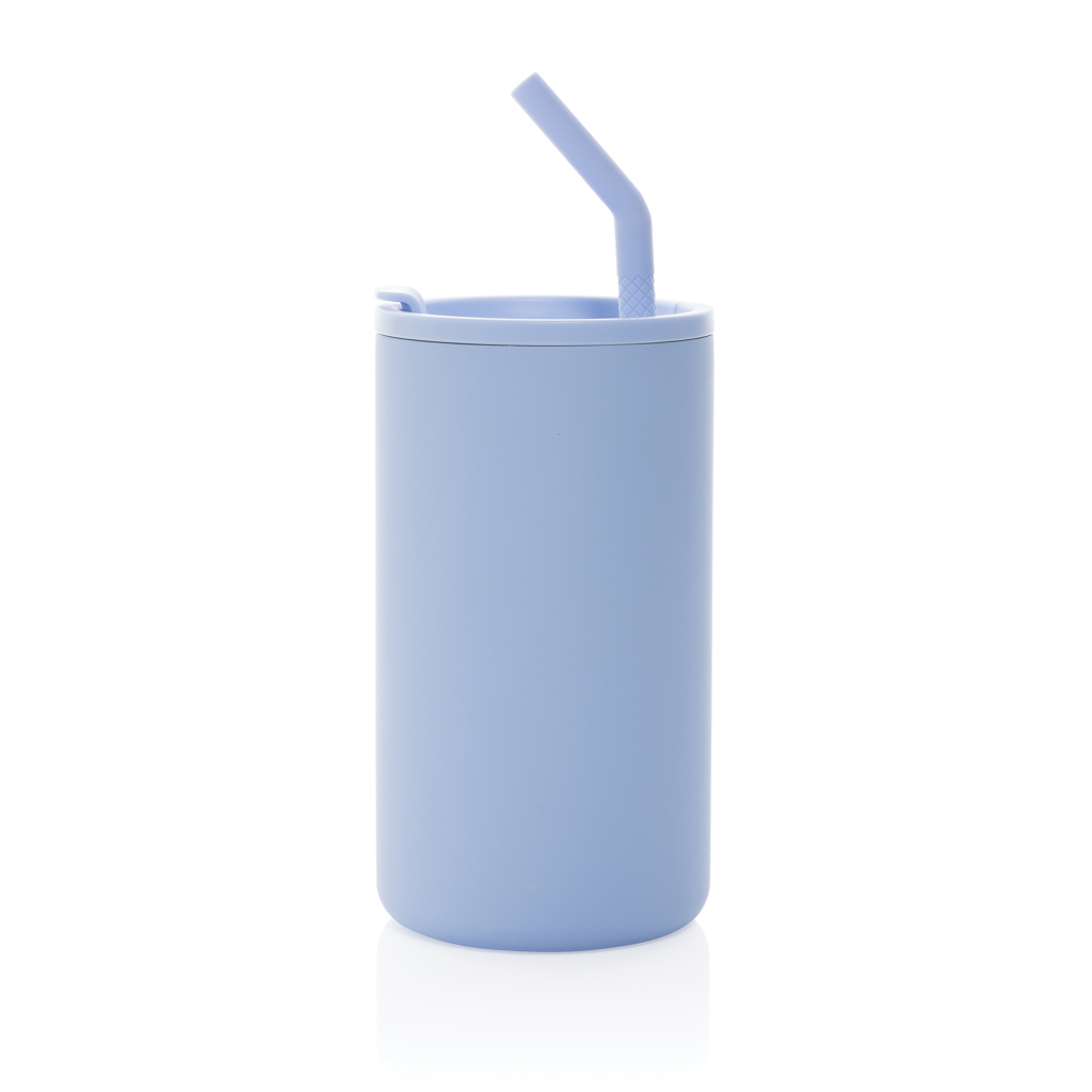 Cube Becher aus RCS recyceltem Stahl 800ml