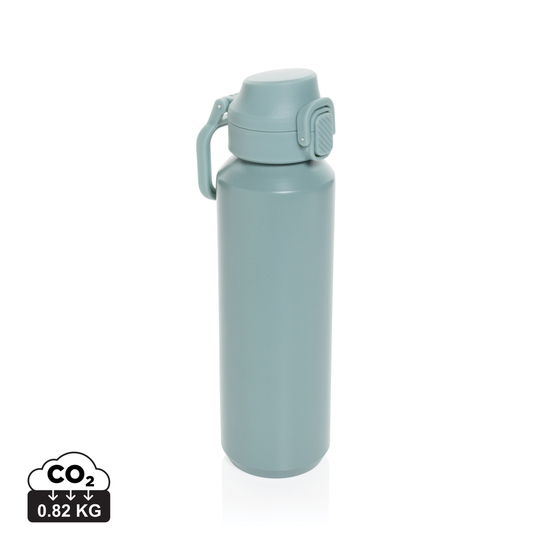 Via RCS Re-Steel Sportflasche mit Verschluss, 600ml