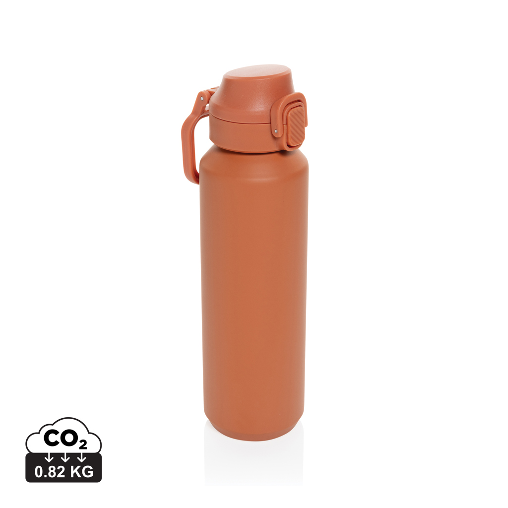 Via RCS Re-Steel Sportflasche mit Verschluss, 600ml
