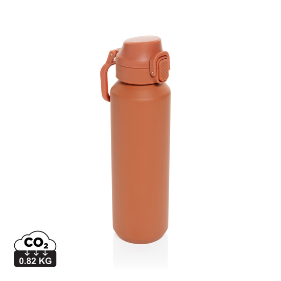 Via RCS Re-Steel Sportflasche mit Verschluss, 600ml