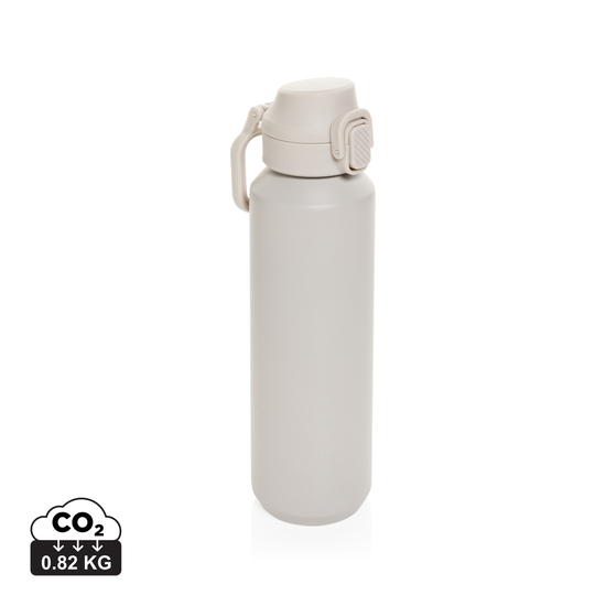 Via RCS Re-Steel Sportflasche mit Verschluss, 600ml