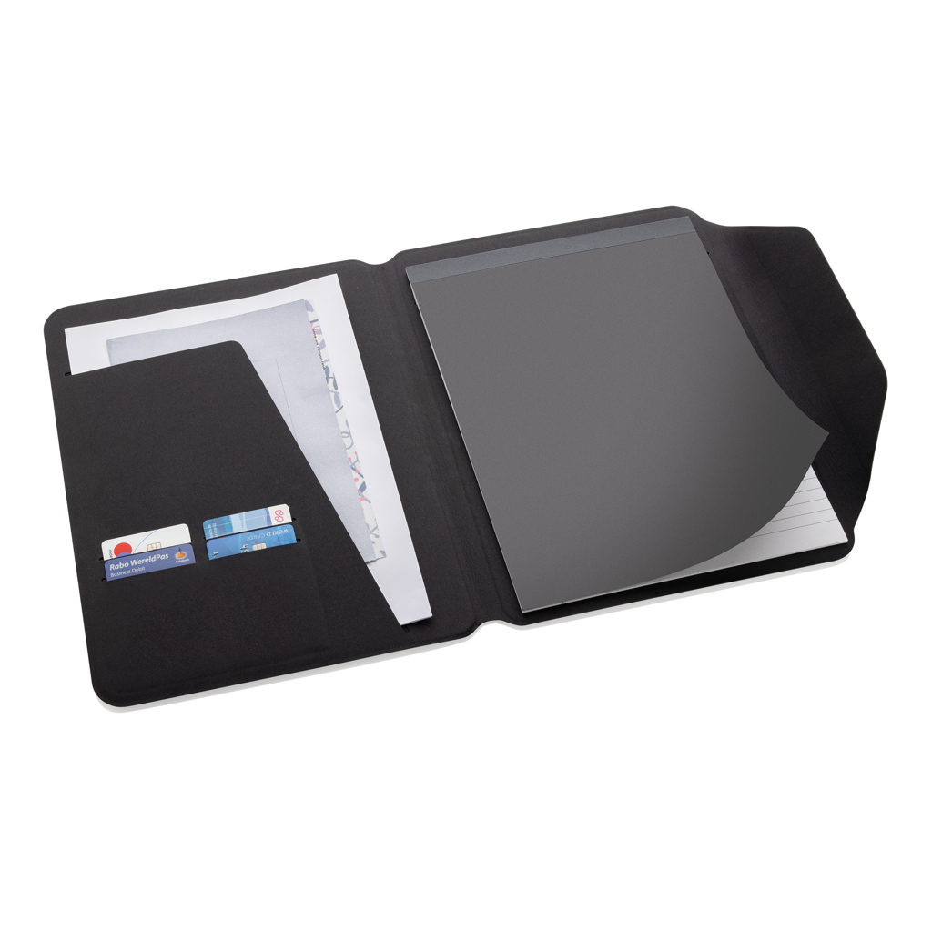 Teri AWARE™ A4 Portfolio aus RPET und Walnuss
