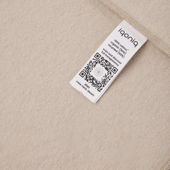 IQONIQ Zion Rundhals-Sweater aus recycelter Baumwolle