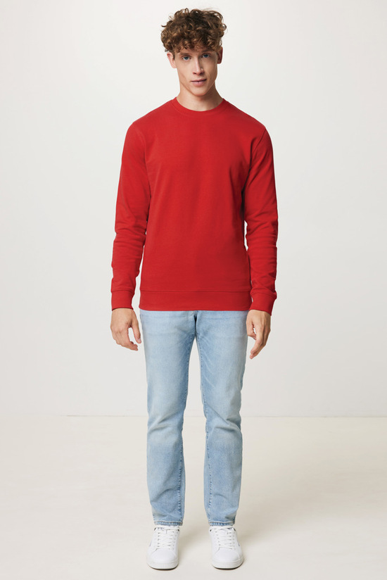 IQONIQ Zion Rundhals-Sweater aus recycelter Baumwolle