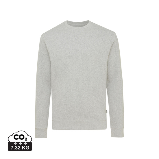IQONIQ Denali ungefärbt. Rundhals-Sweater aus recycelter BW