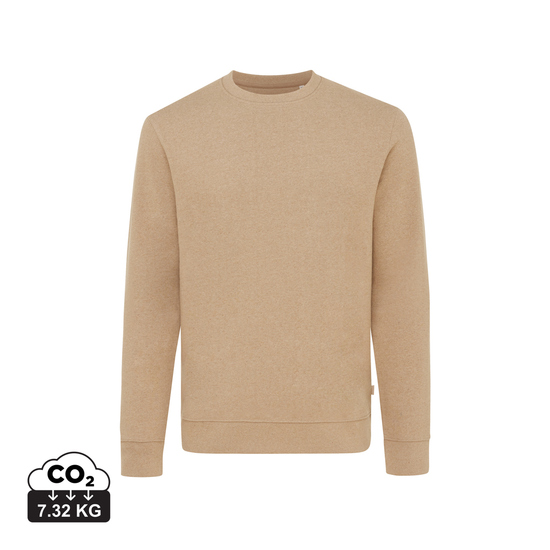 IQONIQ Denali ungefärbt. Rundhals-Sweater aus recycelter BW
