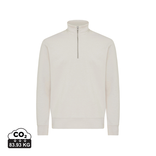 IQONIQ Elgon Quarter-Zip-Sweater aus rec. Baumwolle