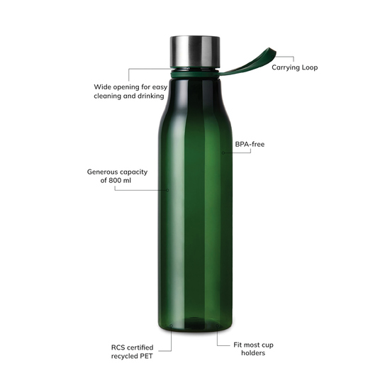 VINGA Lean 800ml RCS RPET Wasserflasche