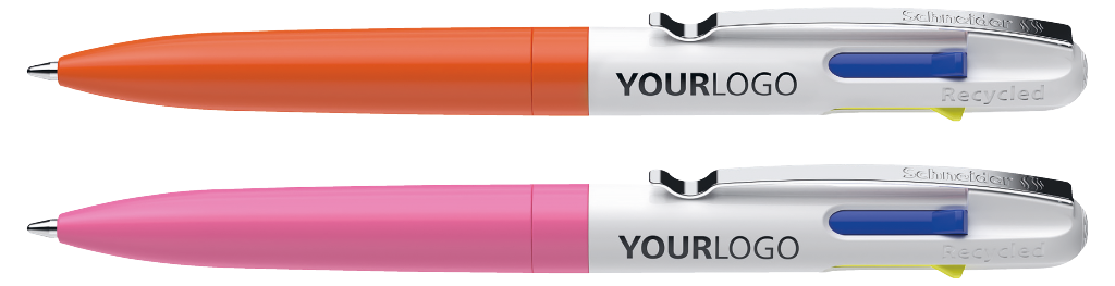Vierfarb-Kugelschreiber Take 4 Neon Promo