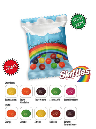 Skittles Werbetüte, 9 gSkittles "Fruits"
