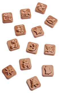 Tisch Adventskalender, individuell bedruckt