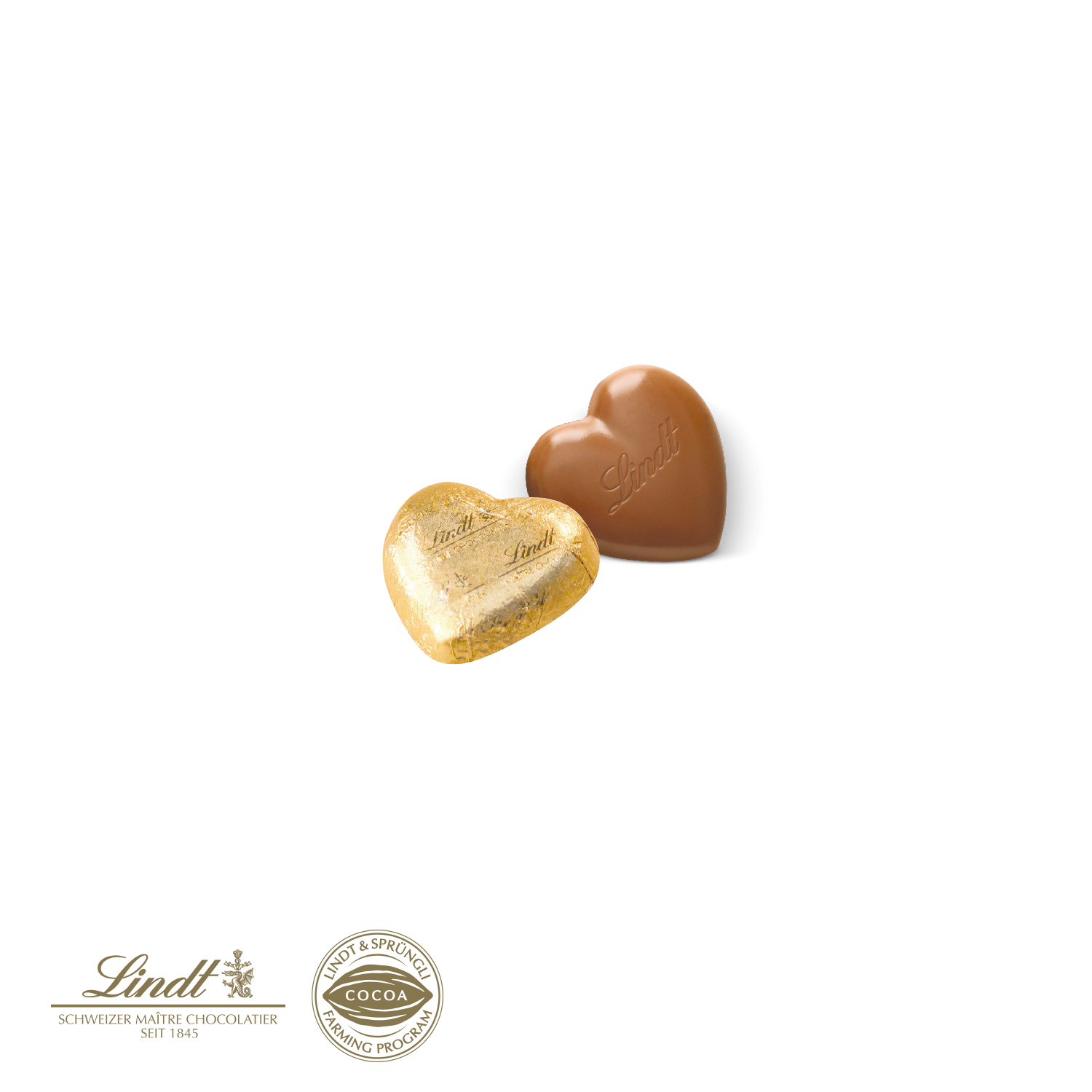 SCHOKOKARTE "Türanhänger" MIT LINDT HERZ