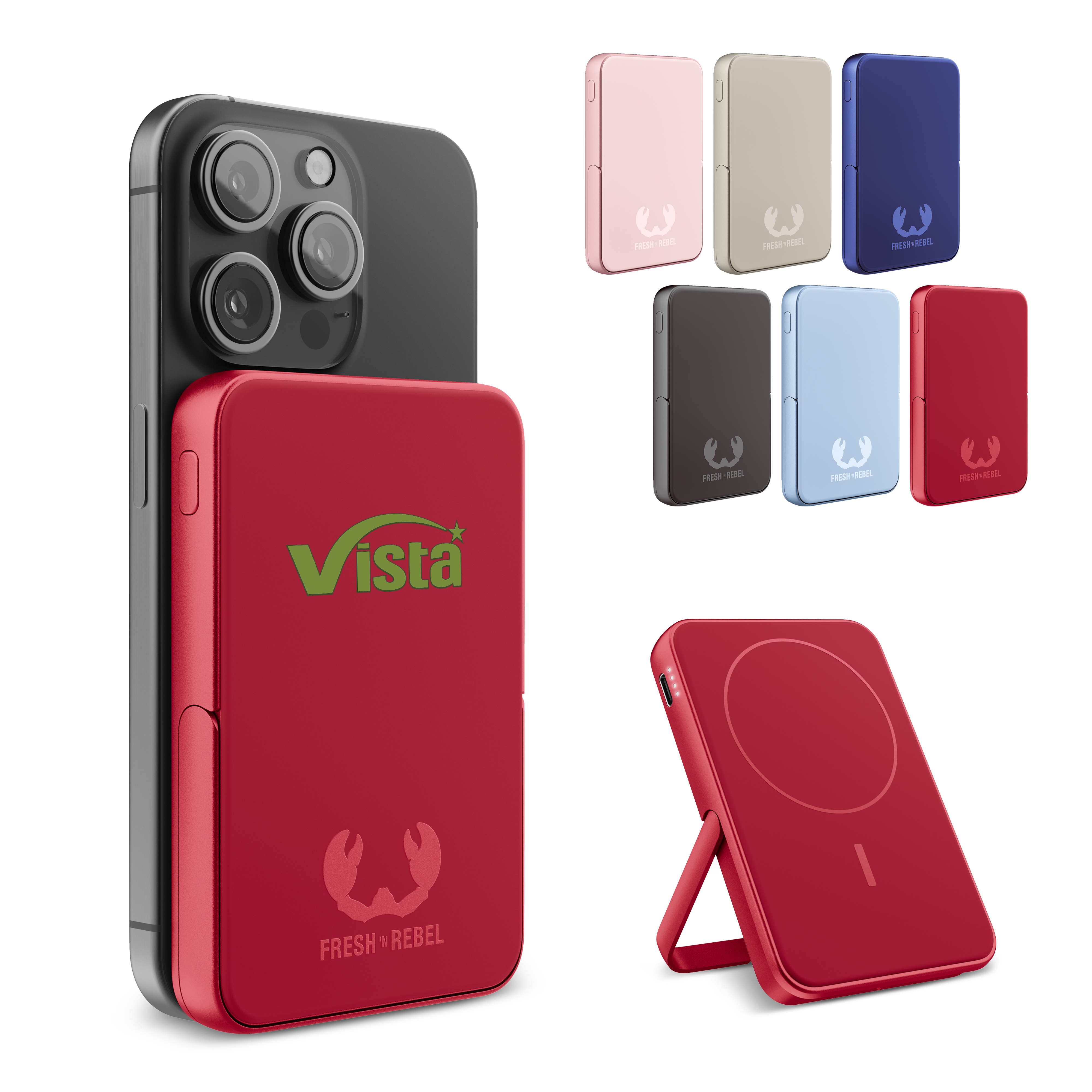 2PBM5000| Fresh 'n Rebel Magnet Kabellose Powerbank 5000 mAh