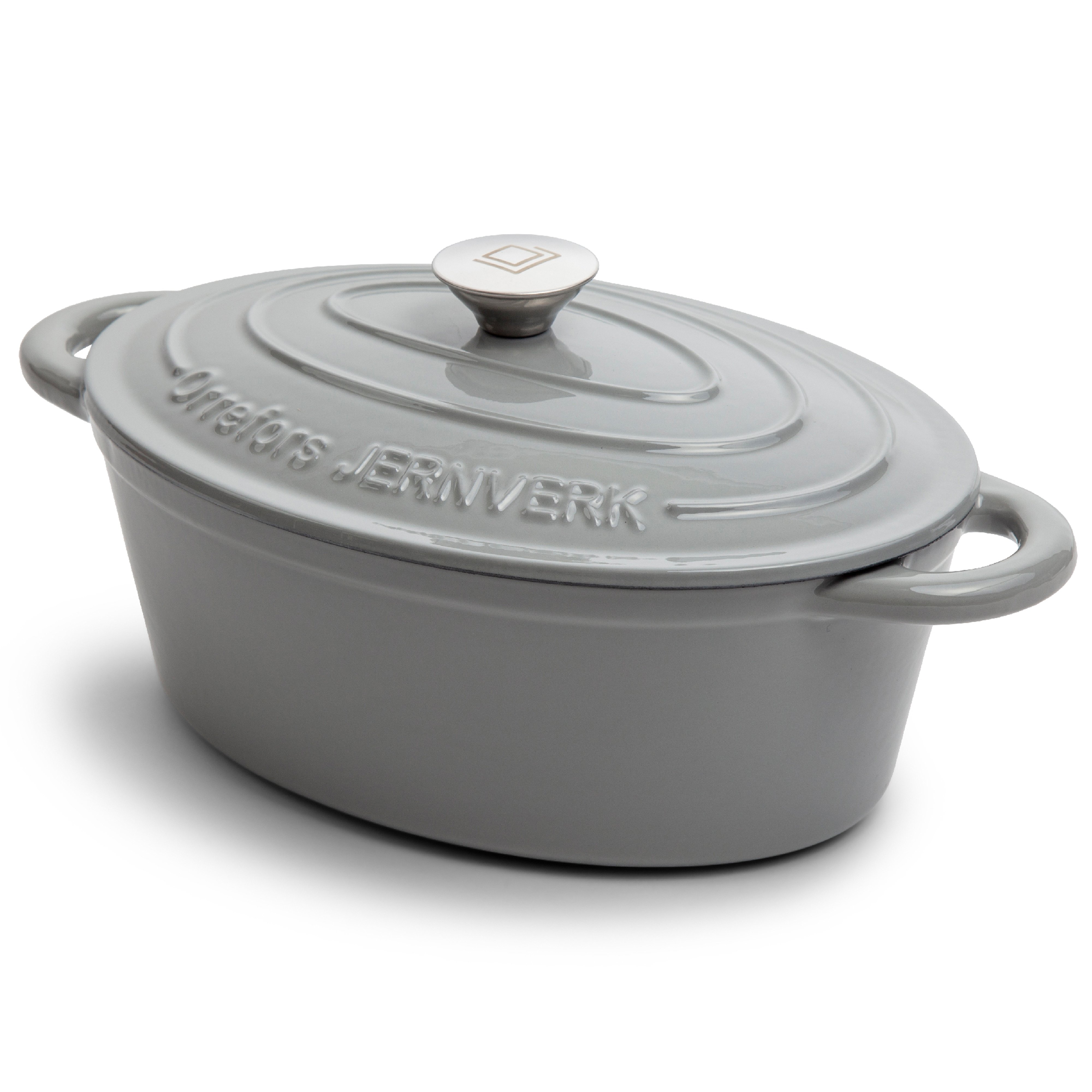 Orrefors Jernverk Emaillierte Ovale Eisenpfanne 3.5L