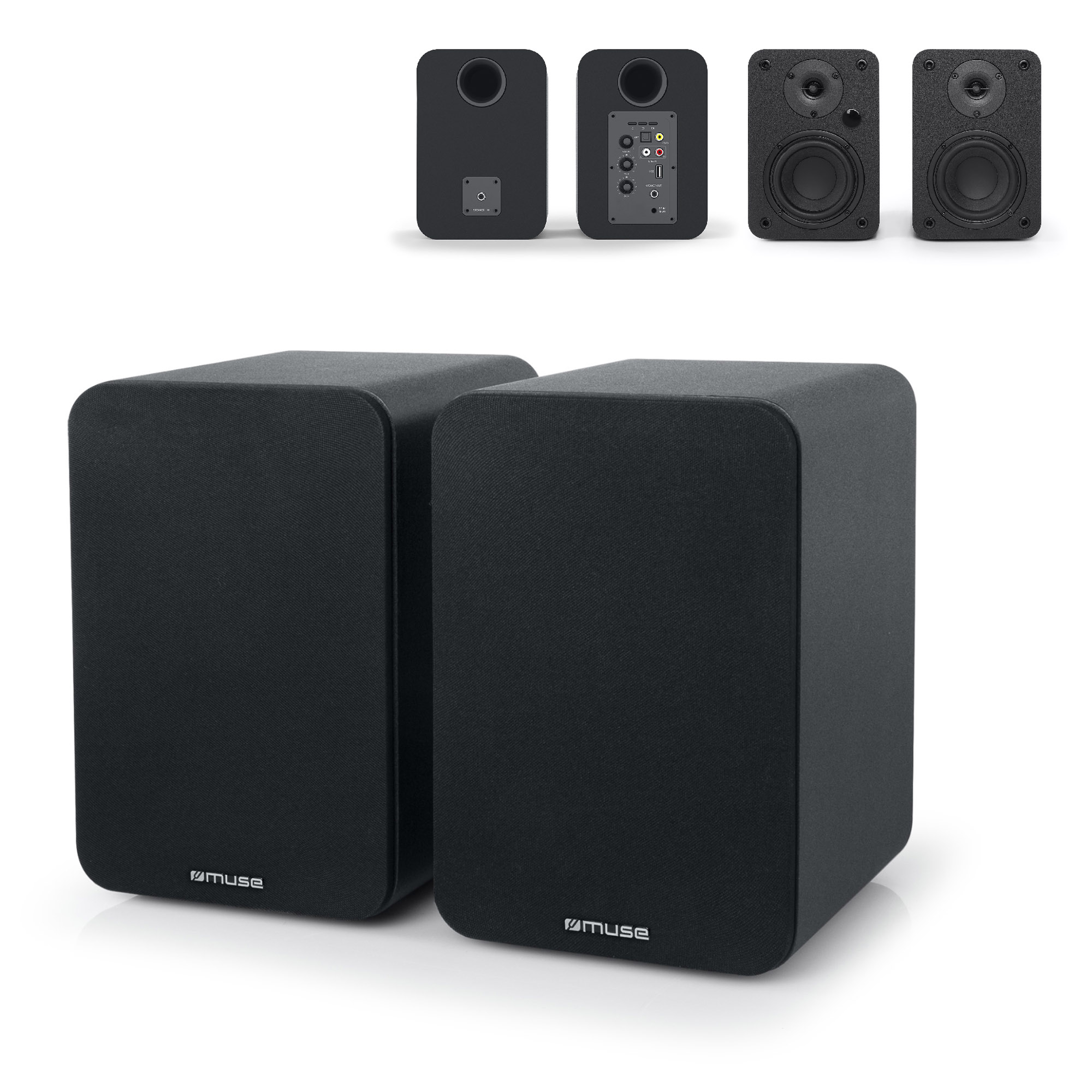 M-620 | Muse Bücherregal Bluetooth Lautsprecher 150W