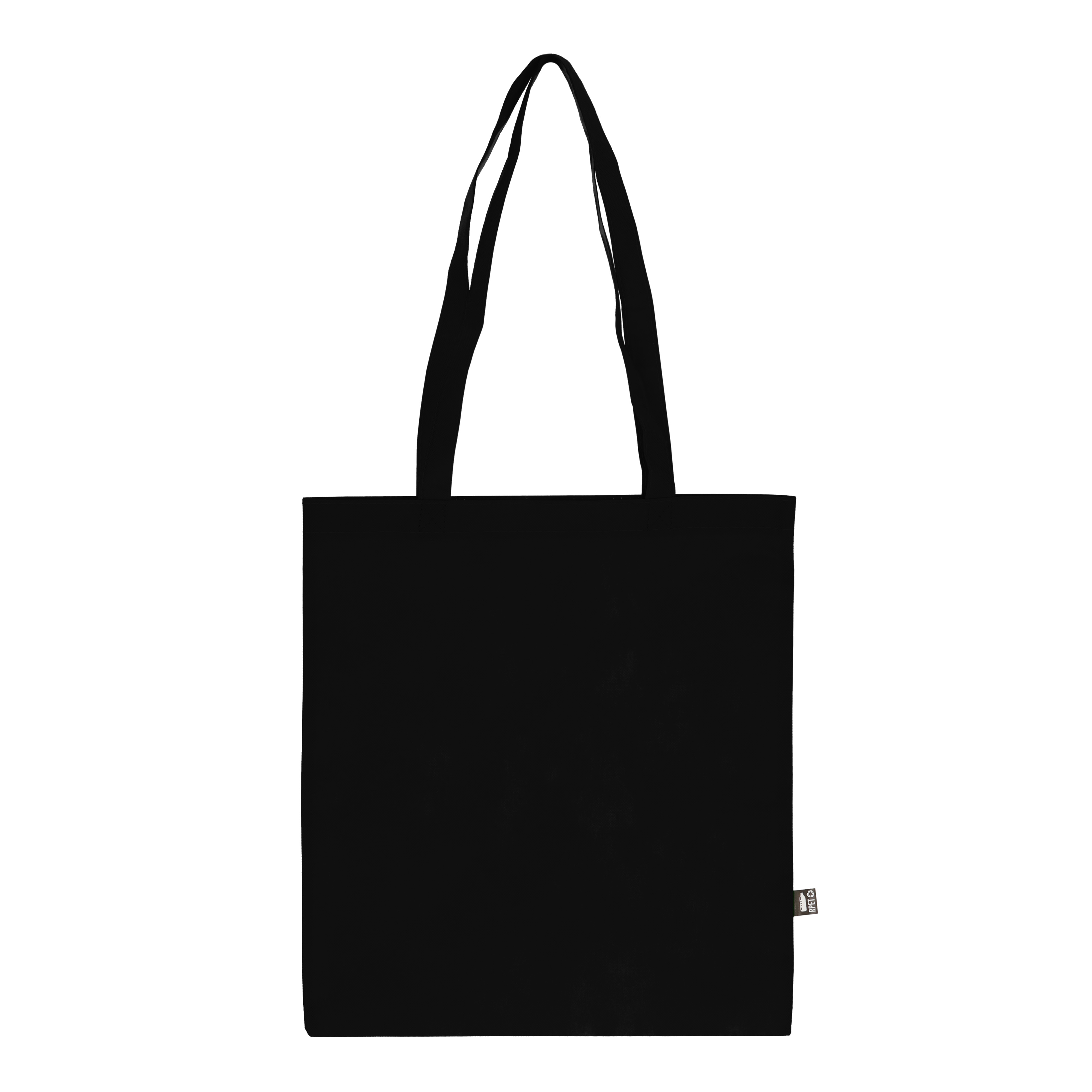 R-PET Tragetasche aus Non Woven mit langen Griffen 38 x 42cm 75g/m²