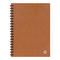 Notizbuch aus recyceltem Leder Midi