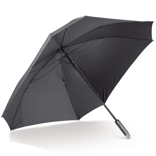 Luxus 27” quadratischer Regenschirm mit Hülle