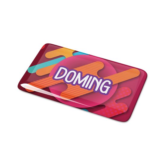 Doming Rechteck 50x20 mm