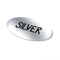 Vinyl Sticker Oval 50x25mm