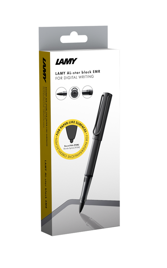 Digital Writing LAMY safari twin pen all black EMR all-black POM POM round