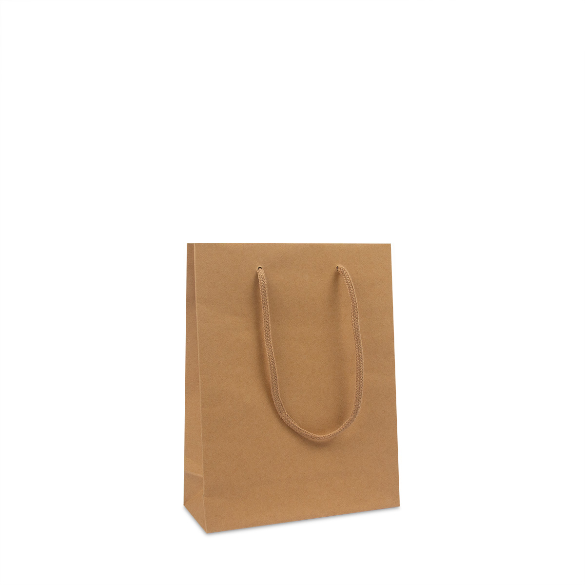 Tragetasche Deluxe  DPK118 31 x 10 x 35+5 cm  braun Kraft A-grade