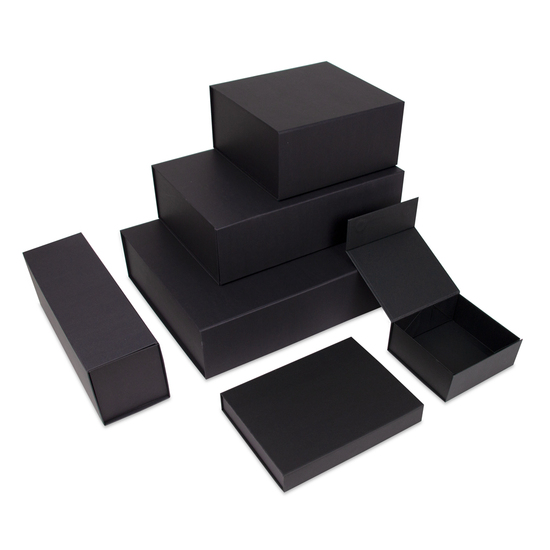 Luxus Magnetfaltkartonagen VPD033 33 x 10 x 10 cm schwarz