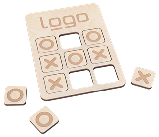 Tic-Tac-Toe – "Drei Gewinnt" (FSC® zertifiziert)
