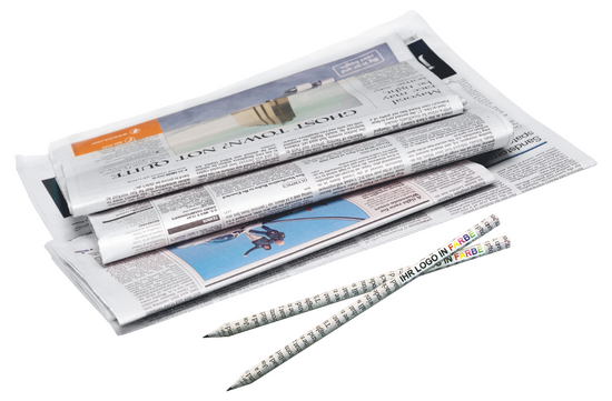 phil Zeitungsbleistift upcycling