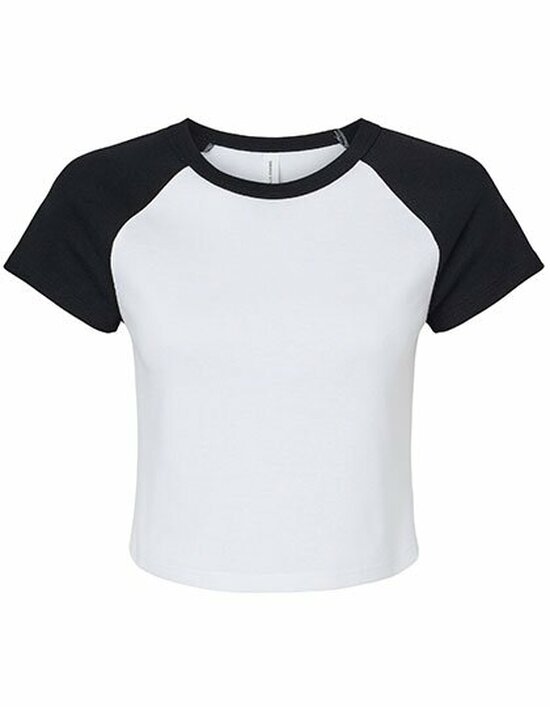 BL1201 Bella Women´s Micro Rib Raglan Baby Tee