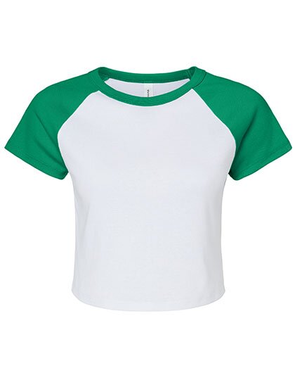 BL1201 Bella Women´s Micro Rib Raglan Baby Tee