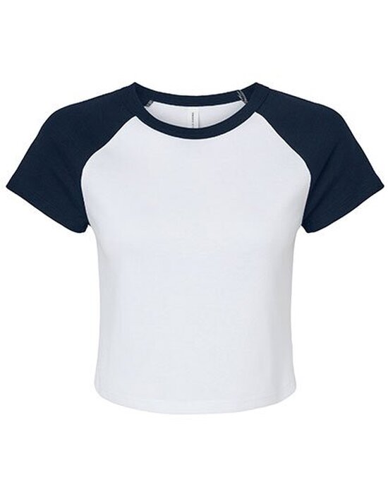 BL1201 Bella Women´s Micro Rib Raglan Baby Tee