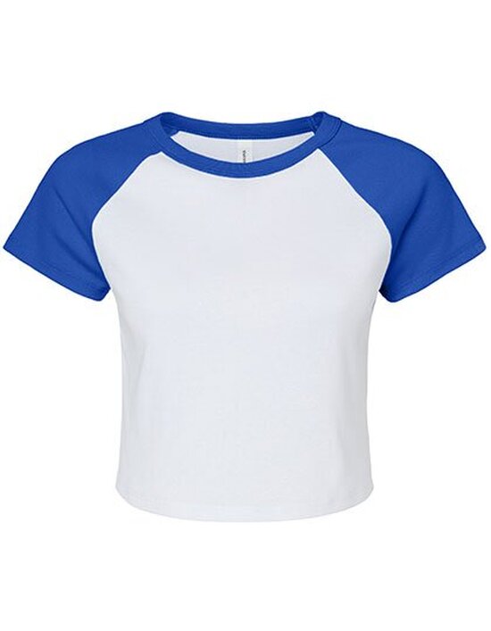 BL1201 Bella Women´s Micro Rib Raglan Baby Tee