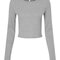 BL1501 Bella Women´s Micro Rib Long Sleeve Baby Tee