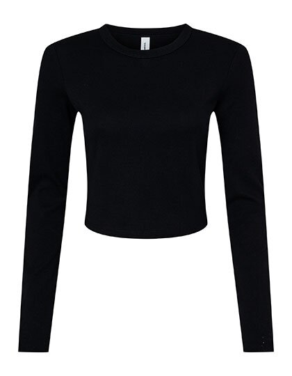 BL1501 Bella Women´s Micro Rib Long Sleeve Baby Tee