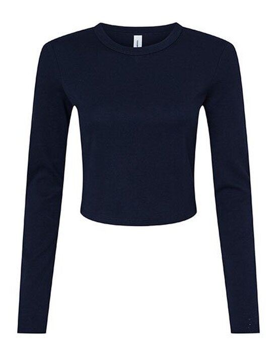 BL1501 Bella Women´s Micro Rib Long Sleeve Baby Tee