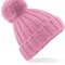 Verbier Faux Fur Pop Pom Chunky Beanie