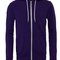 Unisex Zip-Up Poly-Cotton Fleece Hoodie