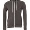 Unisex Zip-Up Poly-Cotton Fleece Hoodie