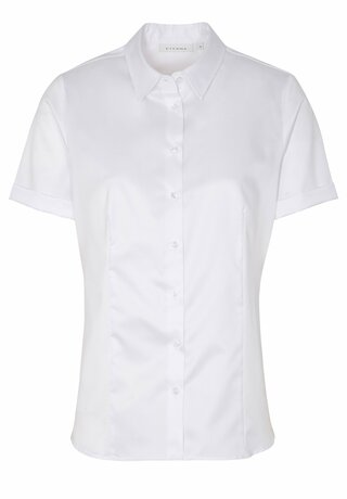 Eterna Bluse Cover Shirt Twill - Tailliert - Ohne Brusttasche