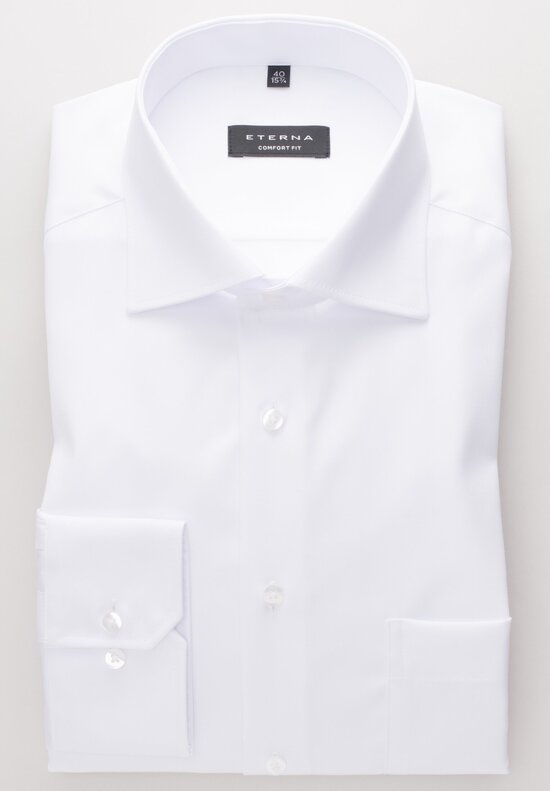 Eterna Hemd Cover Shirt Twill - Comfort Fit - mit Brusttasche